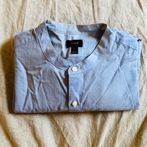 J Crew mandarin collar shirt